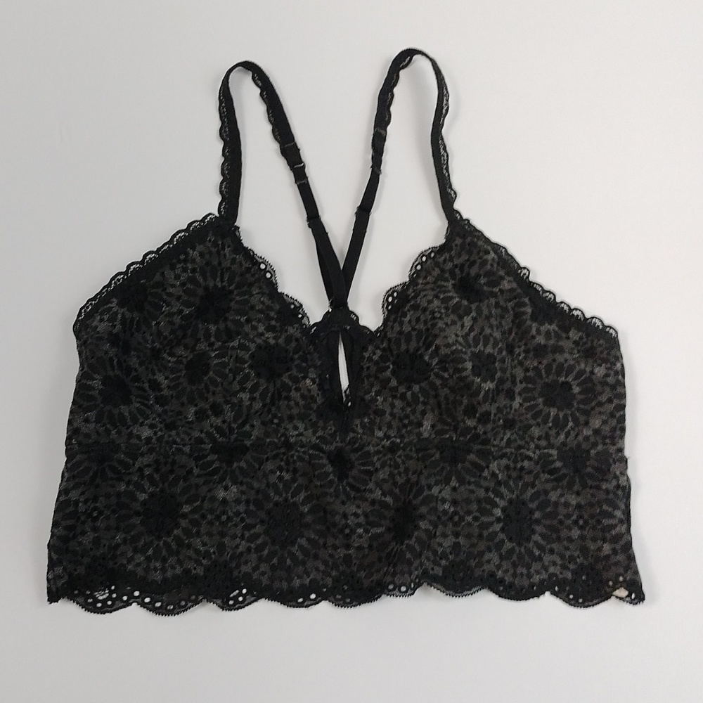 Aerie Starry Lace Longline Bralette